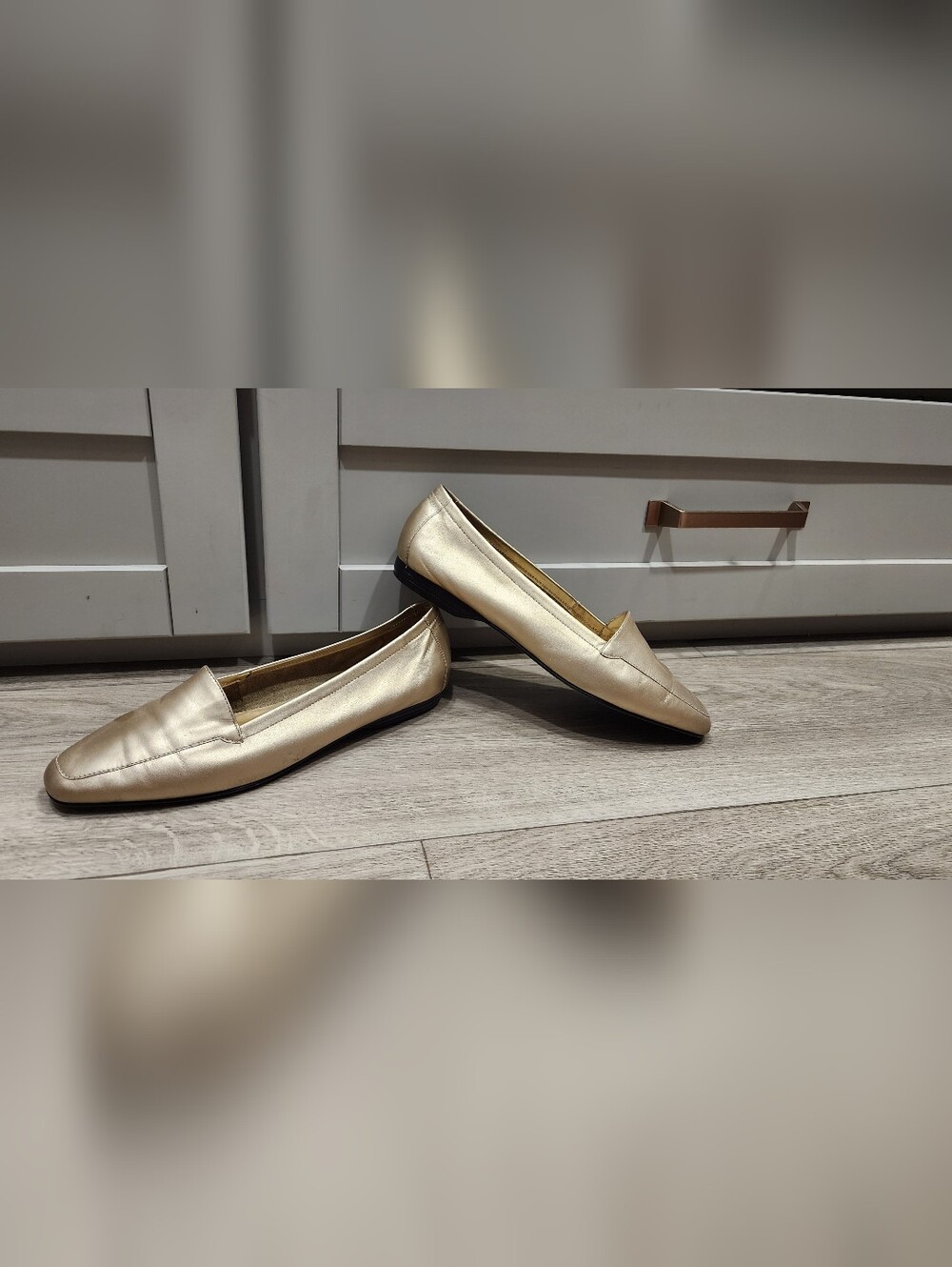Women's Metallic Golr Slip-On Loafers